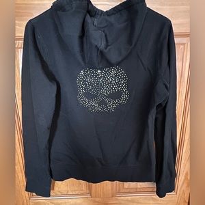 Harley Davidson Zip Up Hoodie Willie G Bling